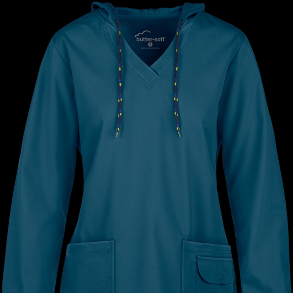Carribean Blue M scrub top